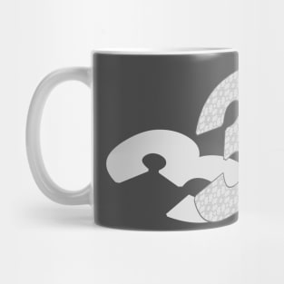 Isometric Number, Number Three Mug